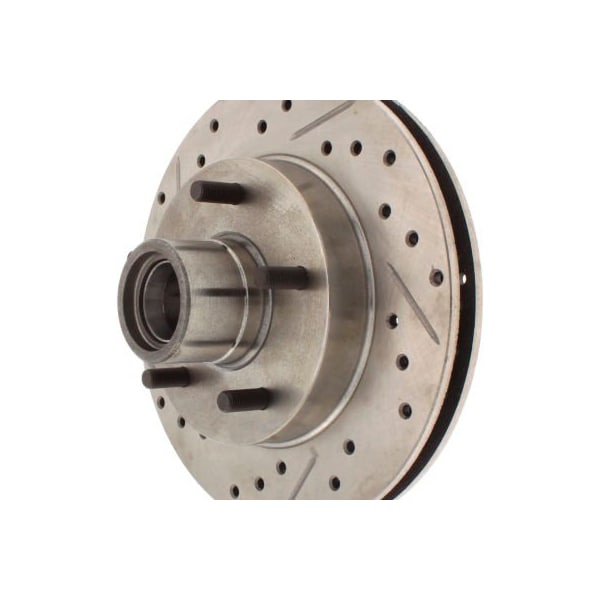 Centric StopTech Select Sport Drilled and Slotted Brake Rotor; Front Right, StopTech 227.66017R 227.66017R